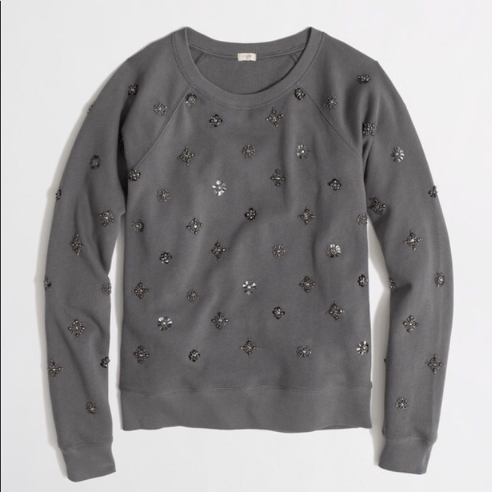 J.crew beaded Sweater